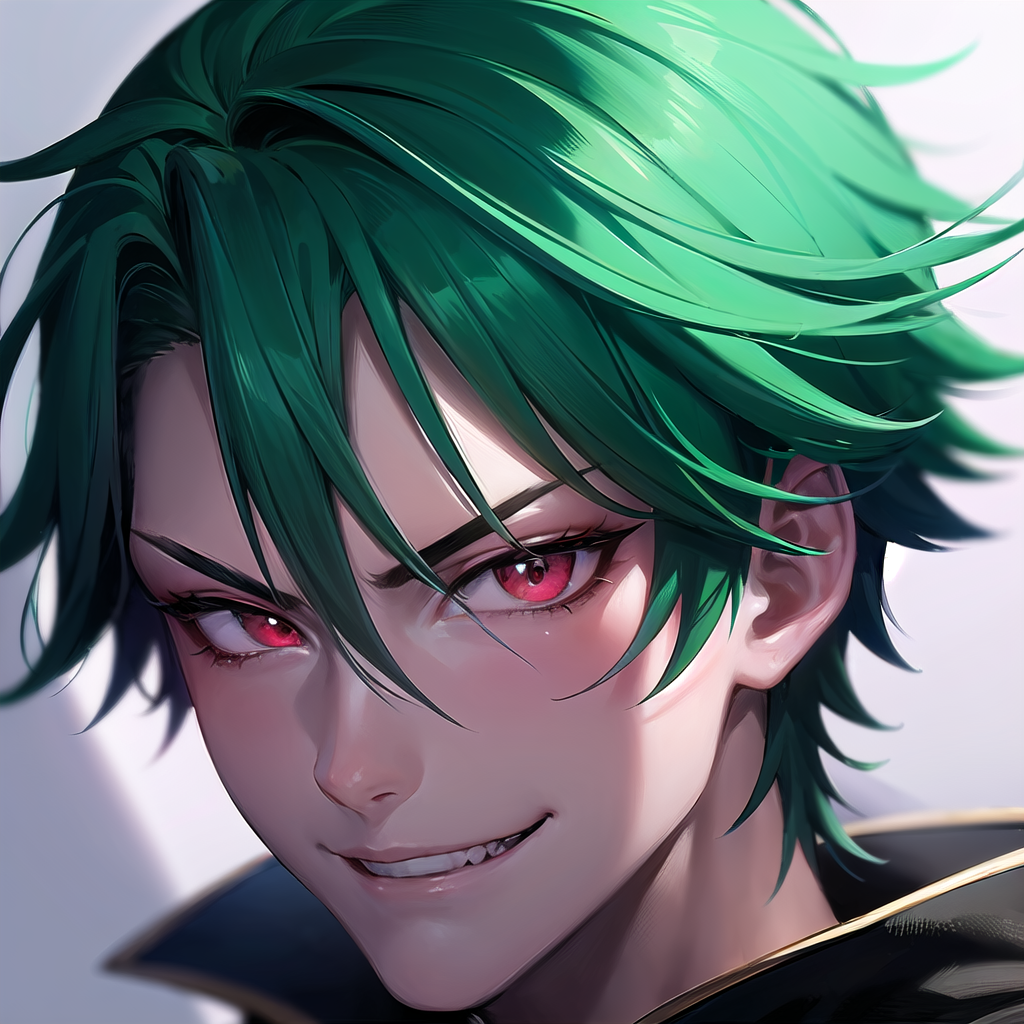 35380-4119817842-anime, (tsurime), 1boy, male focus, facial portrait, devious smile, evil smile, buzzed sides, deep red eyes, detailed eyes, side.png